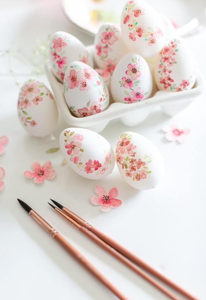 painted easter eggs