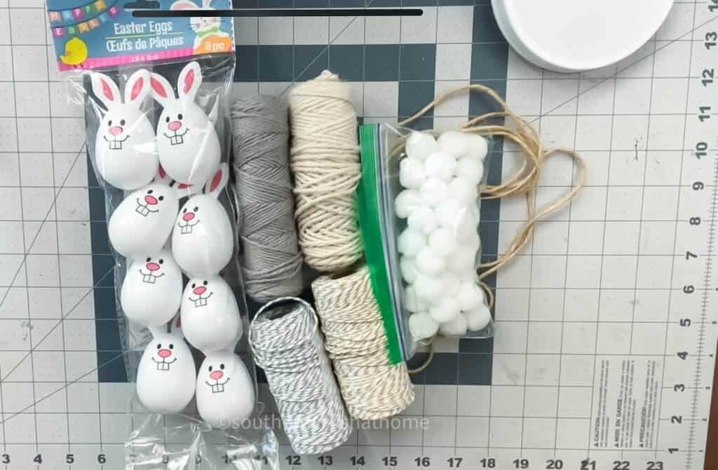 bunny Easter eggs supplies