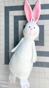 dollar tree plush white easter bunny