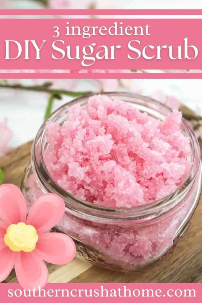 Easy 3 Ingredient Sugar Scrub Recipe | DIY Sugar Body Scrub