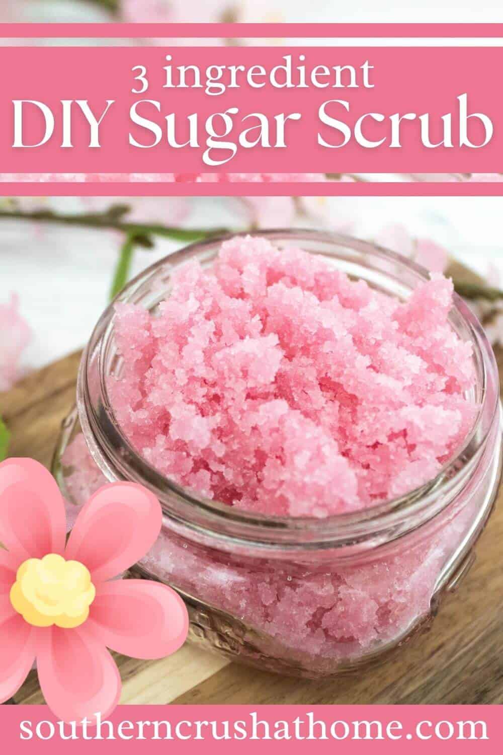 Homemade Sugar Scrub (2-Ingredients!)