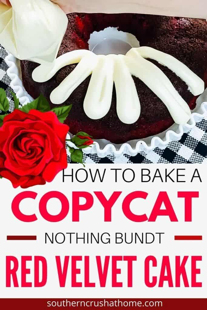 Copycat Nothing Bundt Red Velvet Cake PIN