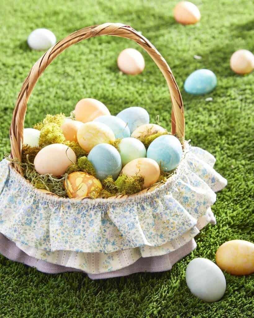 Frilly Easter Basket