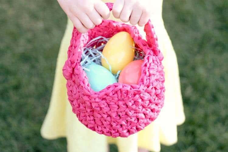 Crocheted Easter Basket