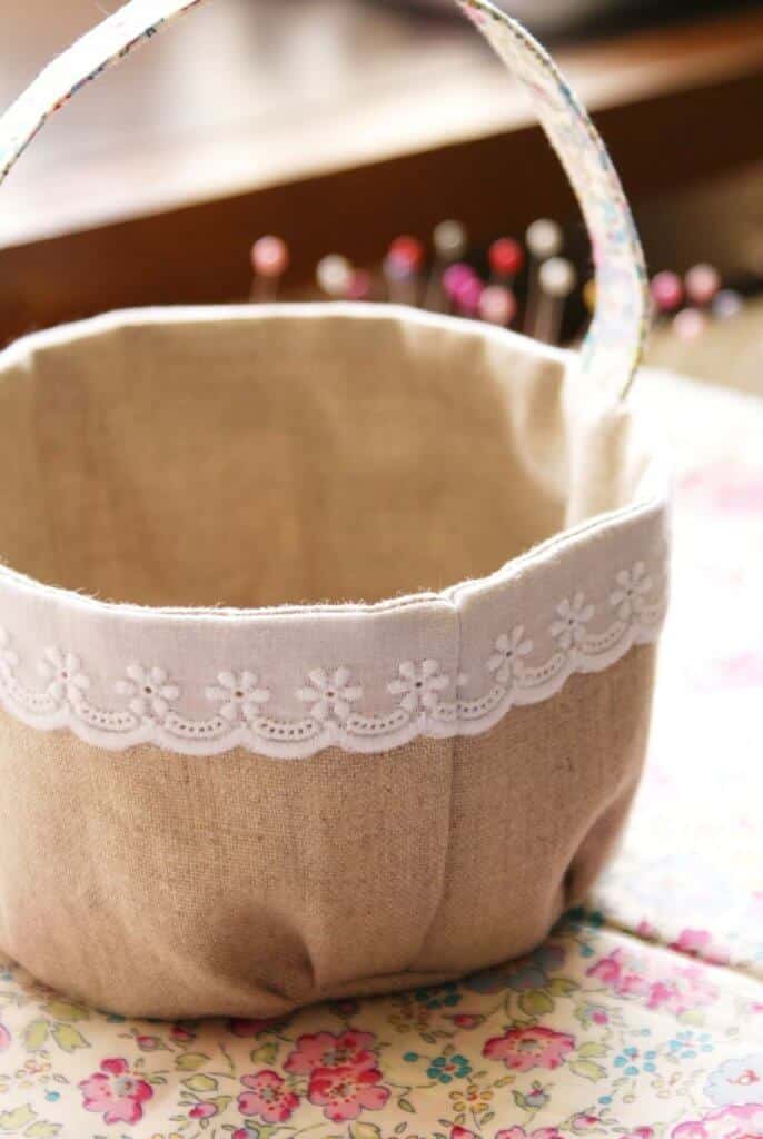 Fabric Easter Basket 