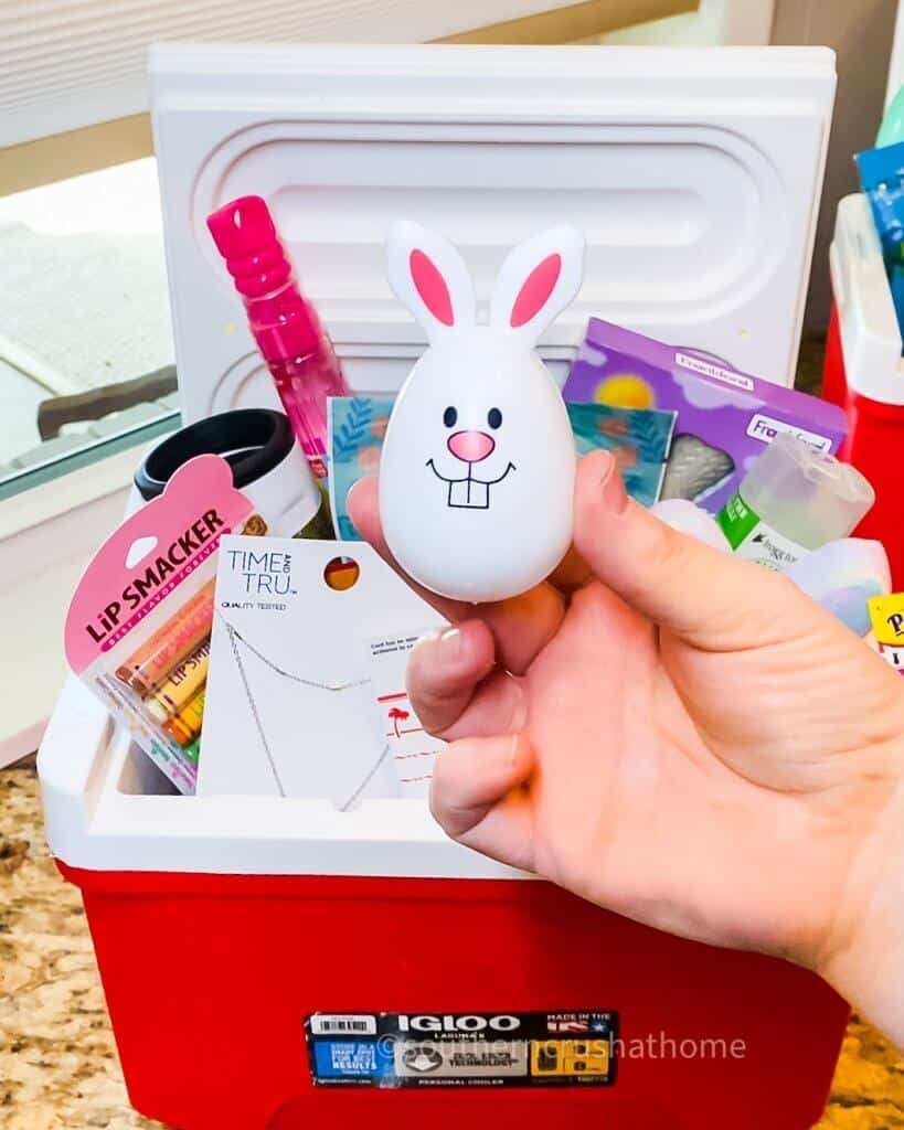 easter bunny plastic egg