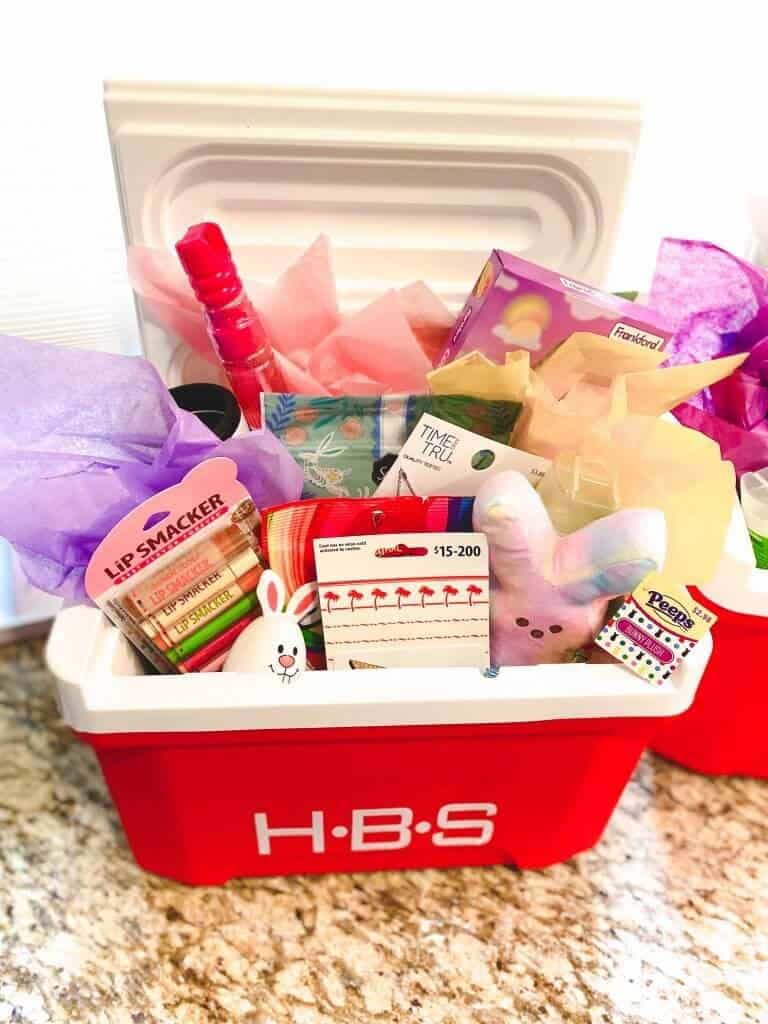 easter basket idea for teen girl