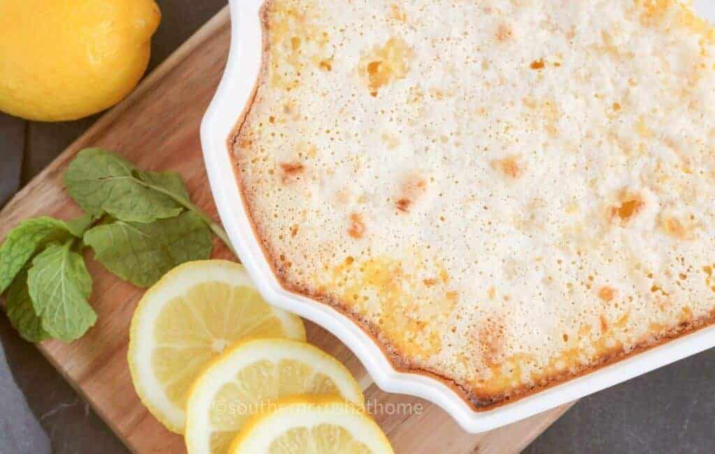 lemon bars shown on cutting board