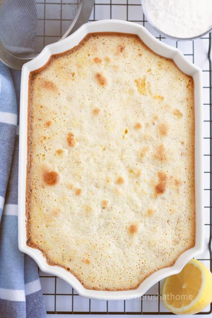 removing lemon bars from oven