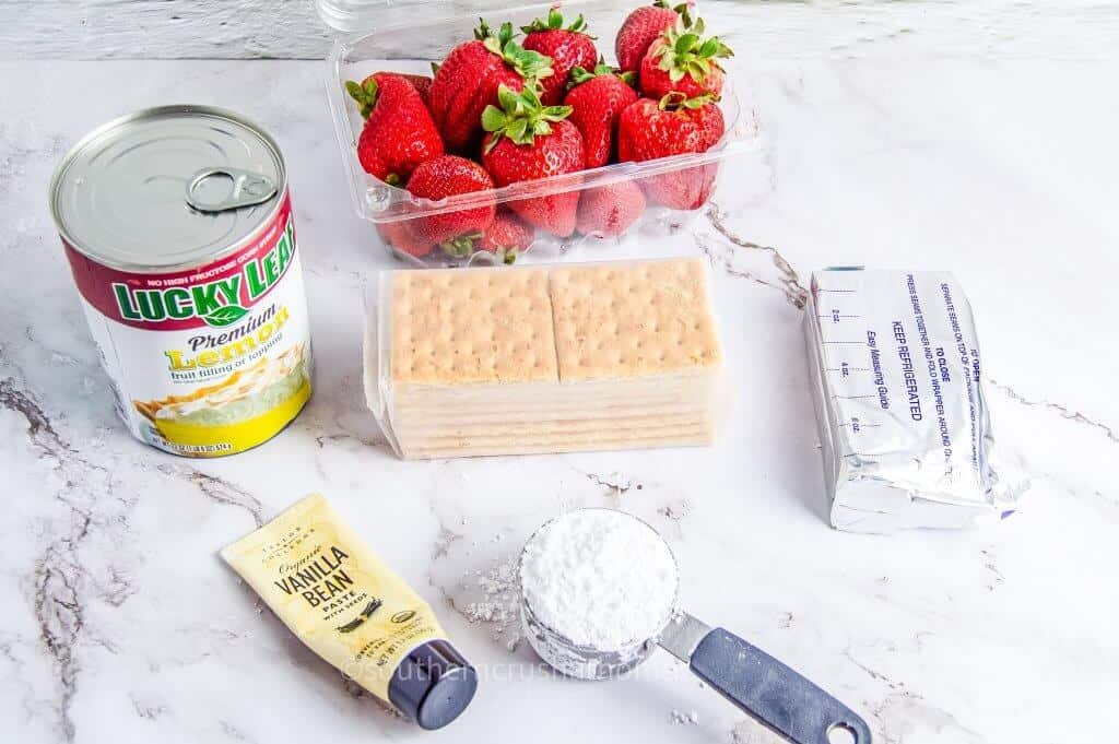 ingredients for lemon ice box pie