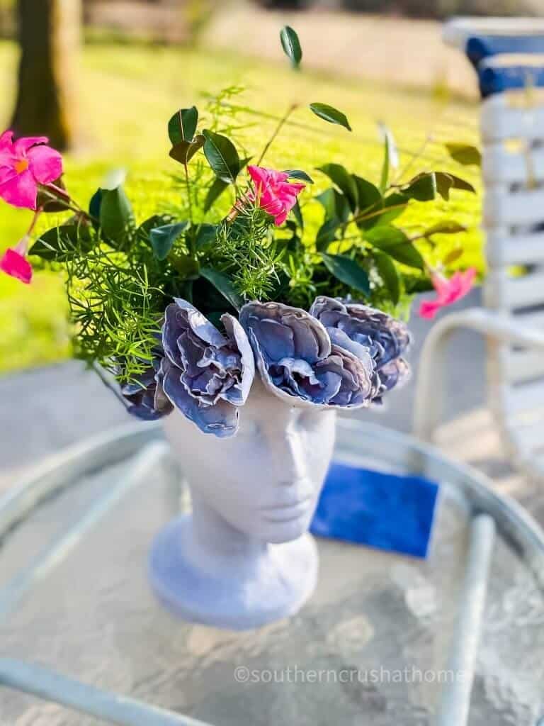 Faux Concrete Planter DIY | How to Make a Modern Head Vase