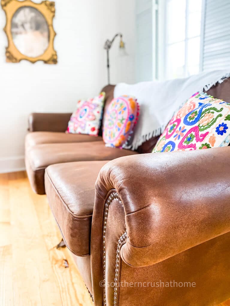 leather couch