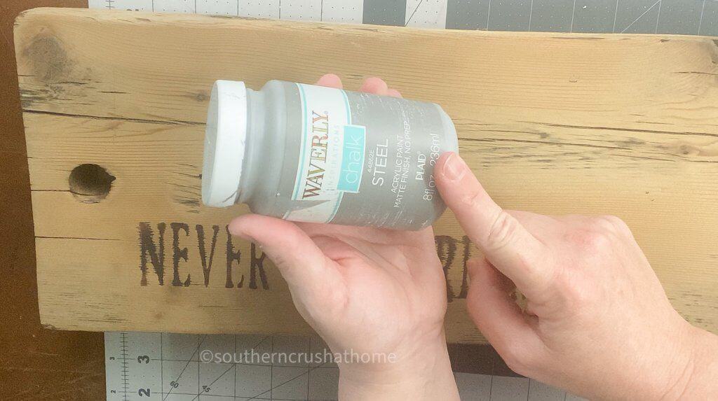 waverly gray chalk paint