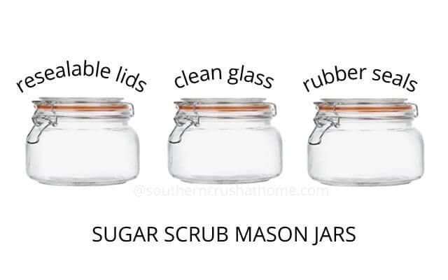 sugar scrub jar options