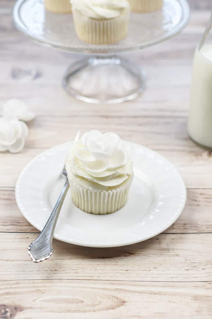 single cupcake on table