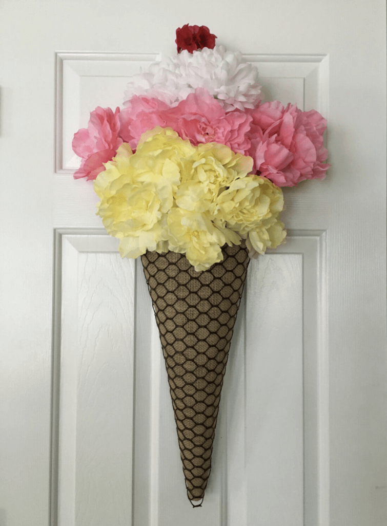 Ice Cream Summer Wreath