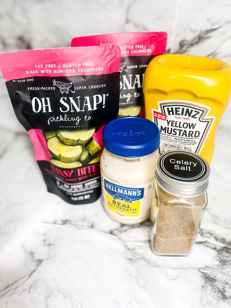 ingredients for potato salad inspired by Pioneer Woman