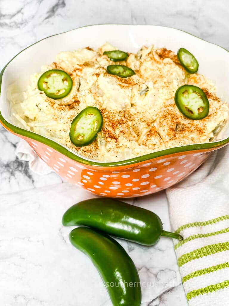 finished potato salad