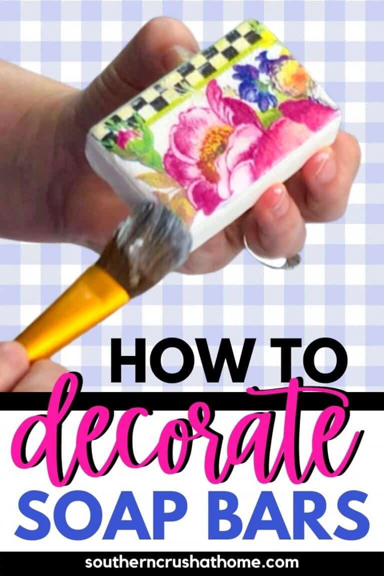Easy Soap Decoration | How to Decoupage Soap Bars