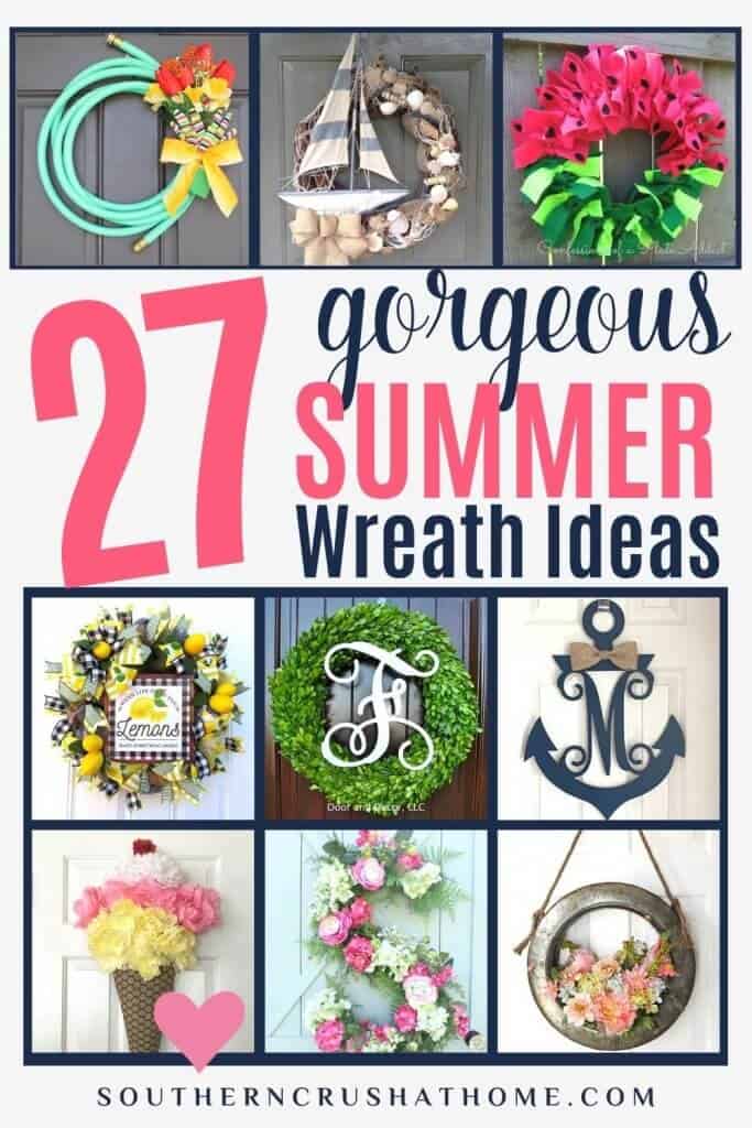 27+ Gorgeous Summer Wreaths For Your Front Door