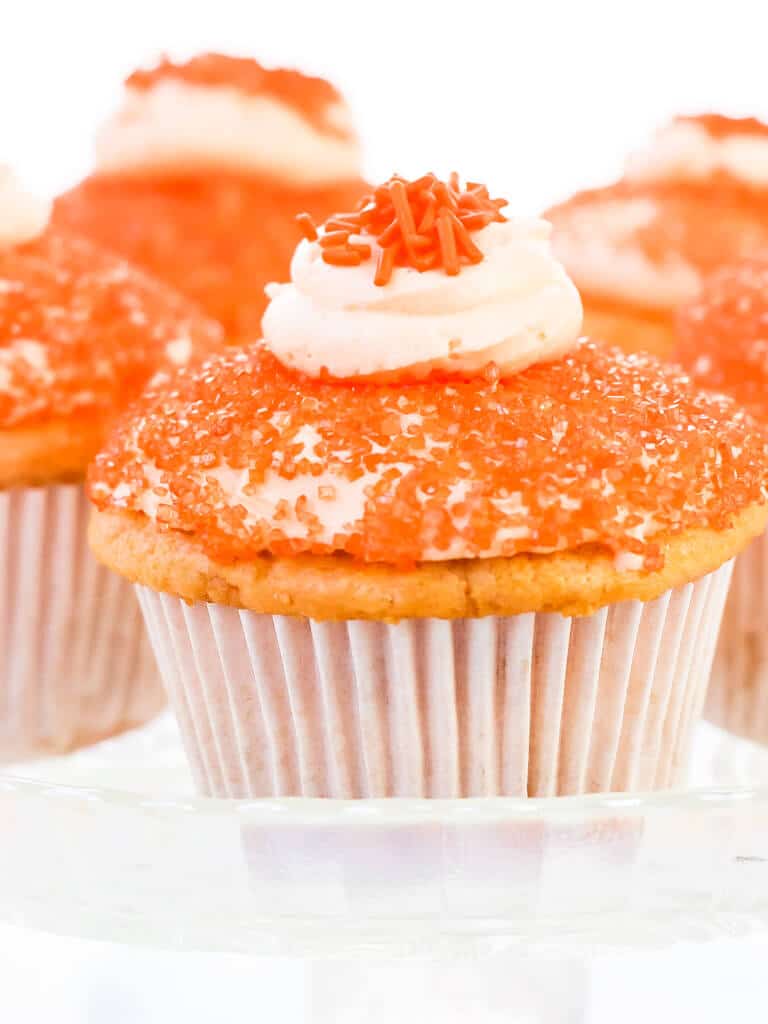 sprinkles on cupcakes