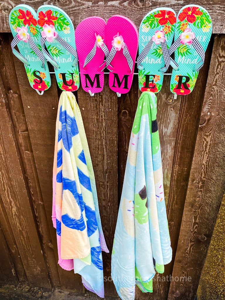 Target Beach Towels DY DOLLAR TREE Beach Theme Bathroom Decor