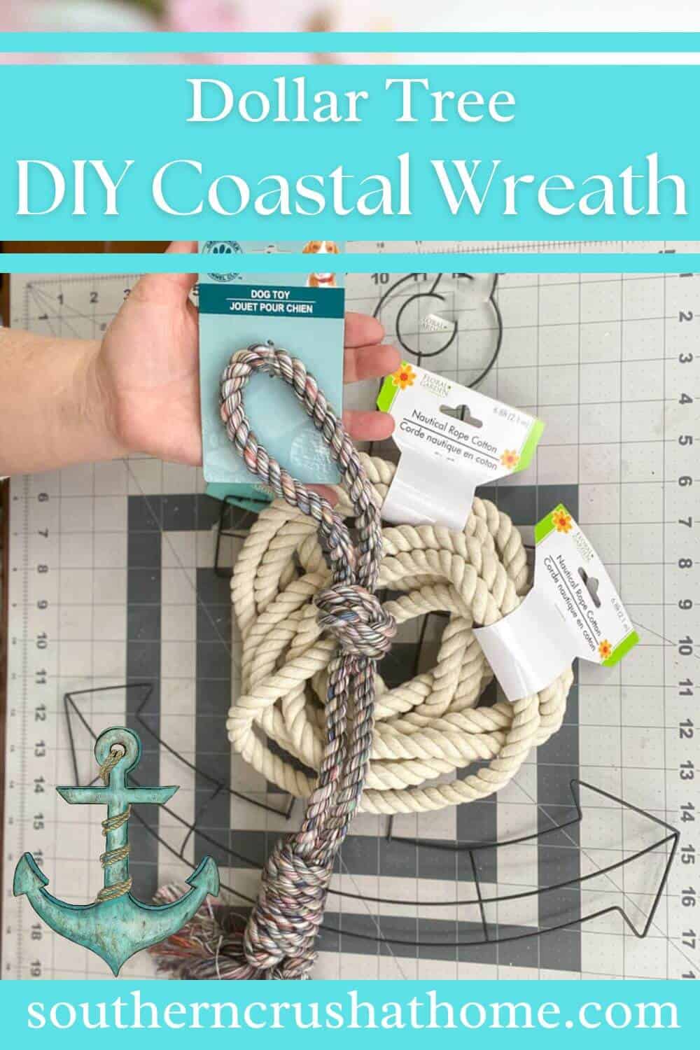 coastal wreath supplies pin