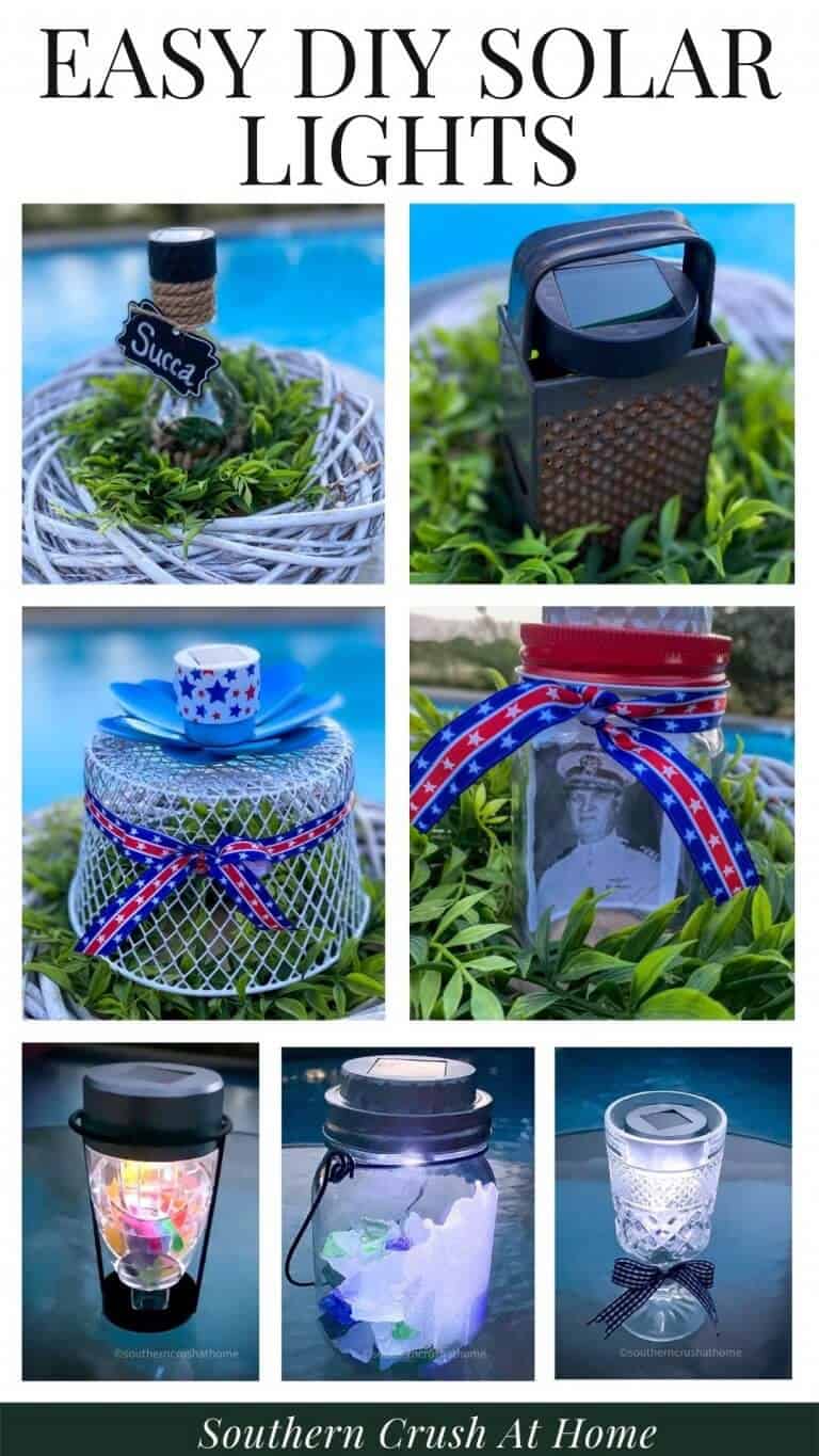 7 Easy Solar Lantern Outdoor Decor Ideas (using Dollar Tree Solar Lights)