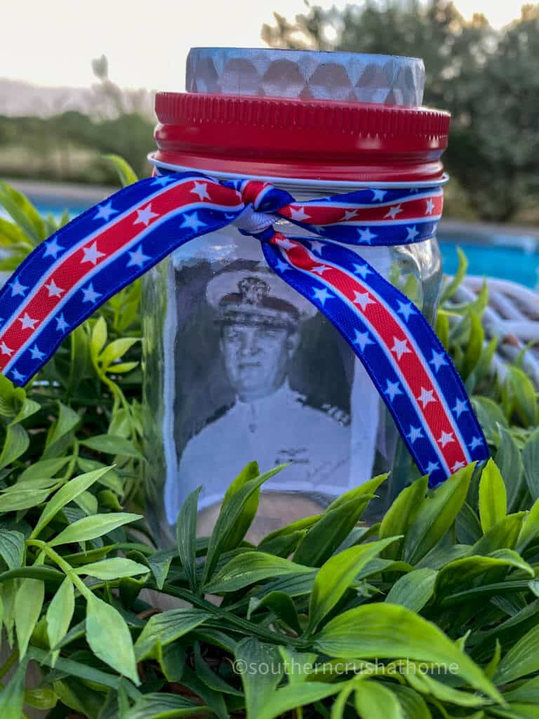 patriotic solar light with photo