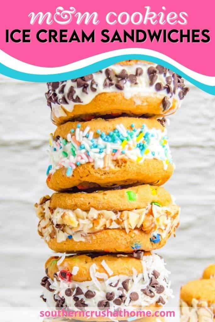 m&m cookies ice cream sandwich PIN