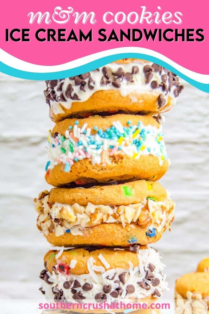 m&m cookies ice cream sandwich PIN