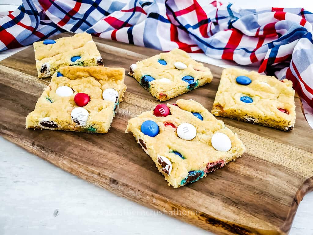 close up of sugar cookie bars