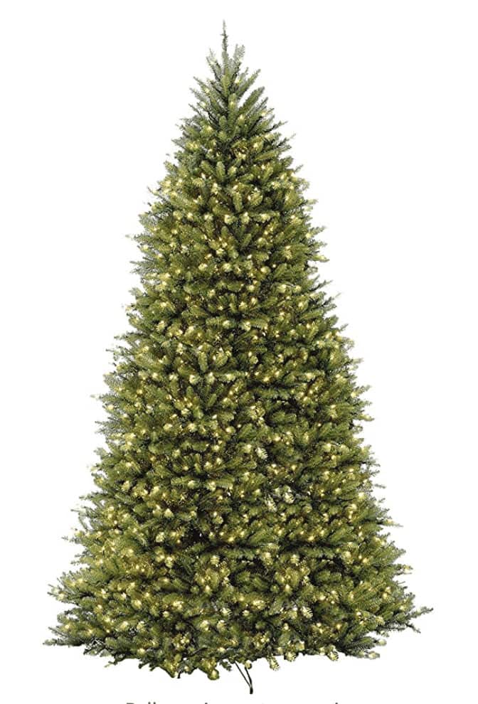 12ft Pre-Lit Dunhill Fir Artificial Full Christmas Tree