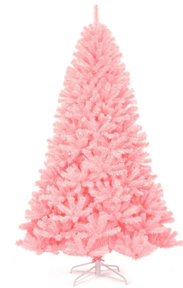7.5ft Unlit Pink Artificial Christmas Tree