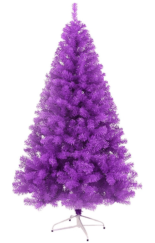 7ft Purple Artificial Christmas Tree