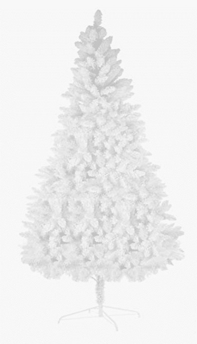 8ft White Snow Flocked Artificial Christmas Tree