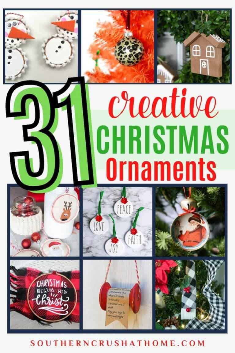 31+ Creative DIY Christmas Ornaments
