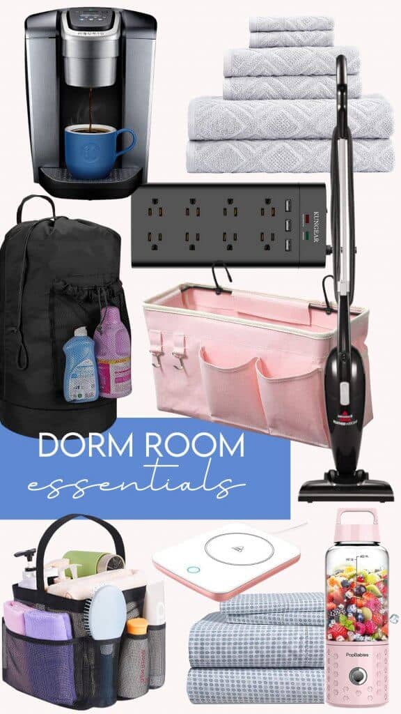 Dorm Room Essentials Plus FREE College Packing List