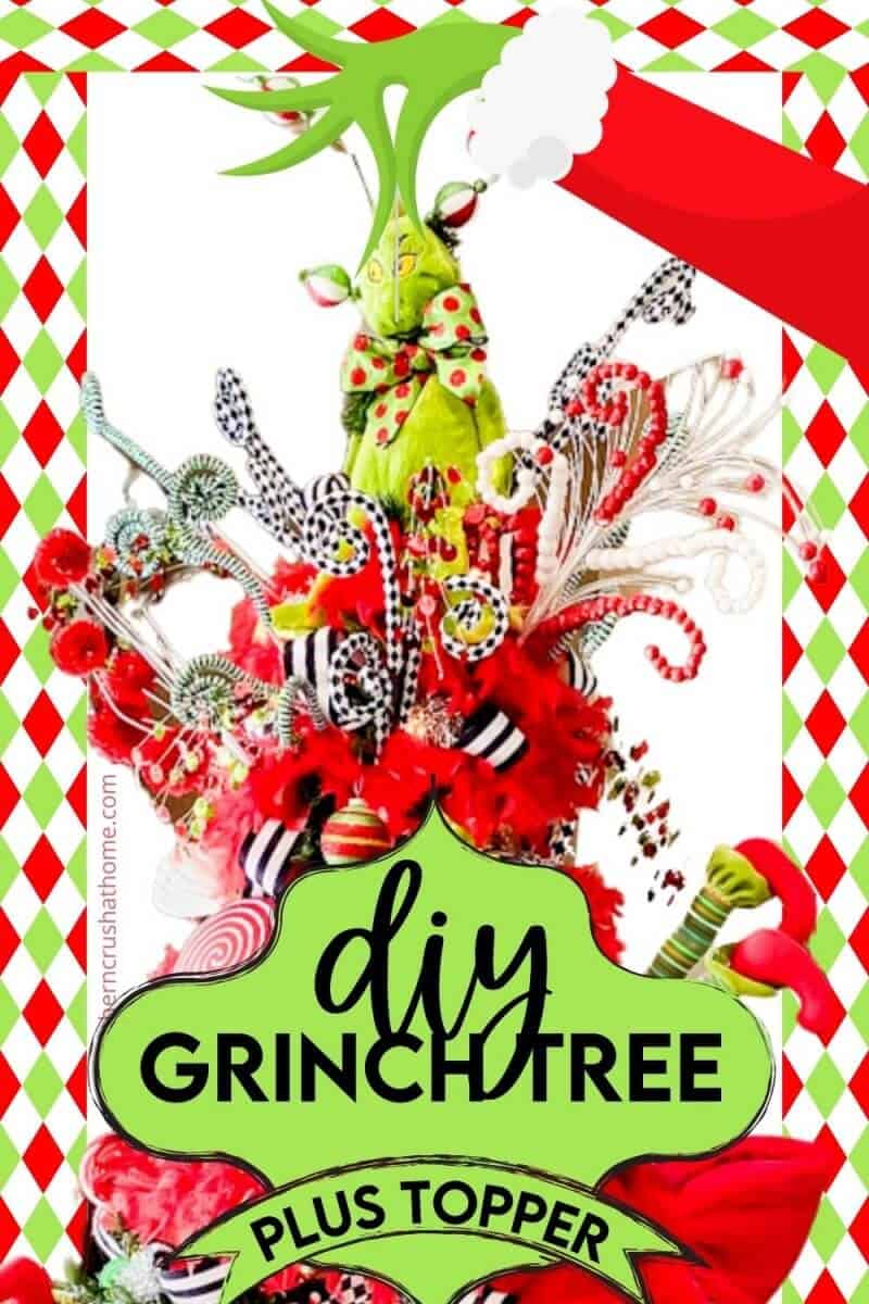 Grinch Christmas Tree (and Grinch Tree Topper) - Southern Crush at Home