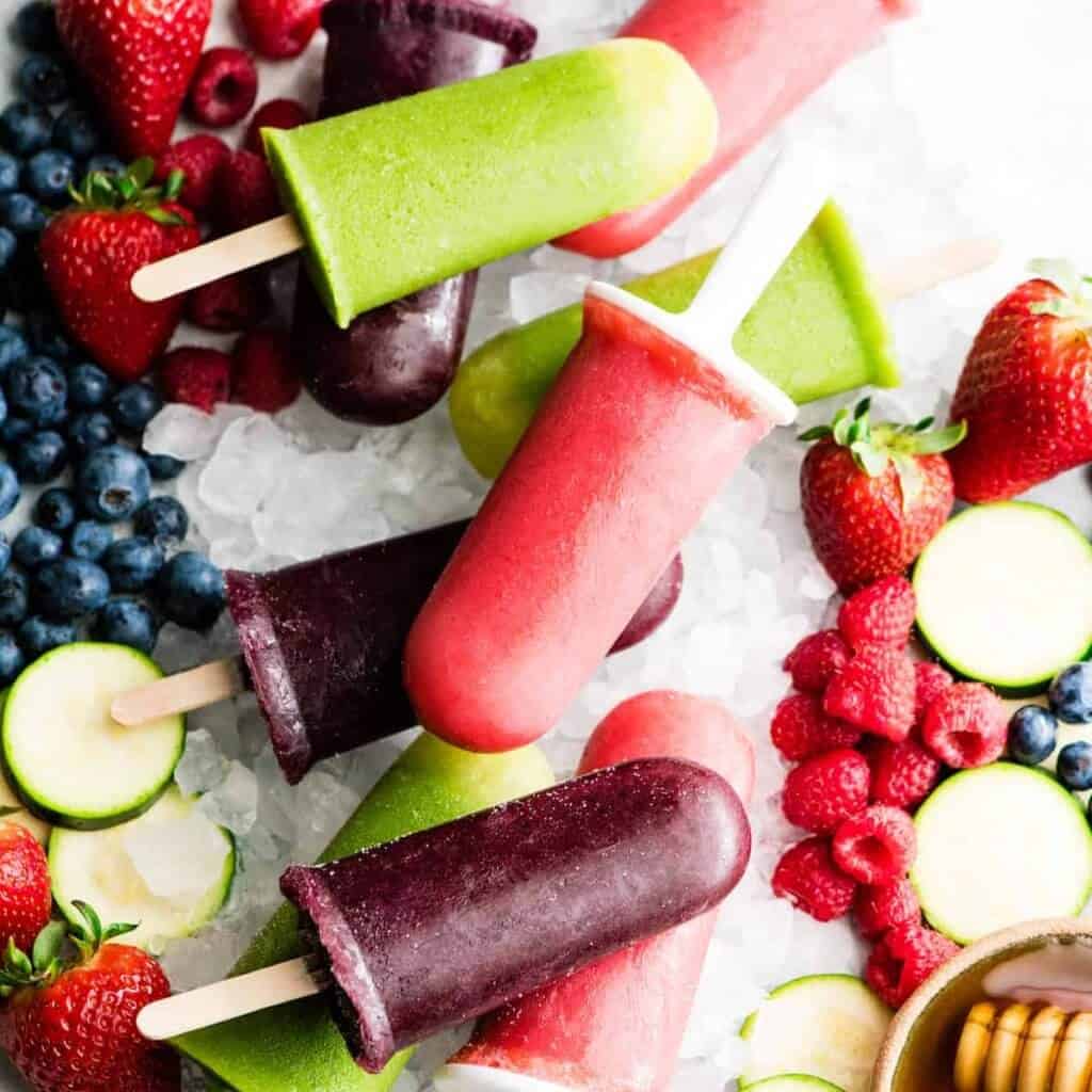 healthy fruit popsicles