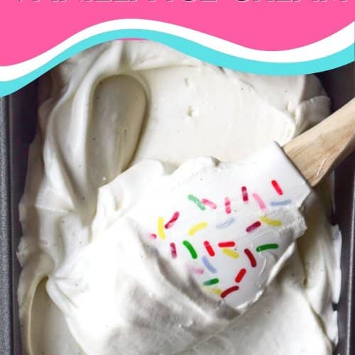 Homemade Vanilla Ice Cream PIN