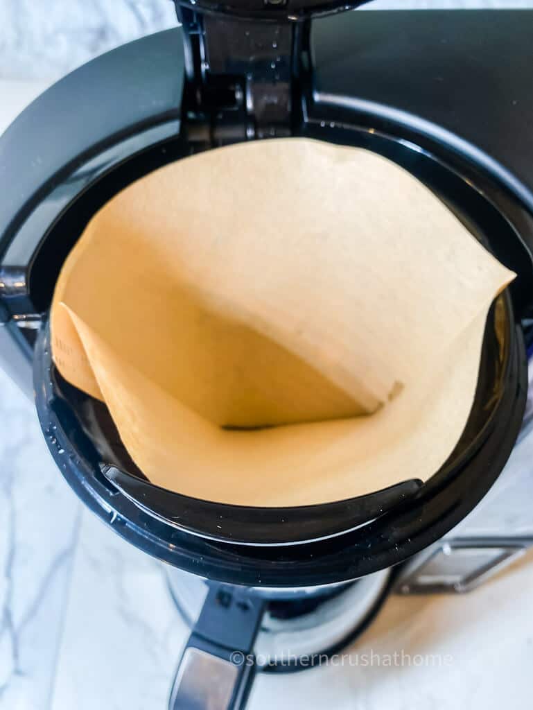 brown paper coffee filter