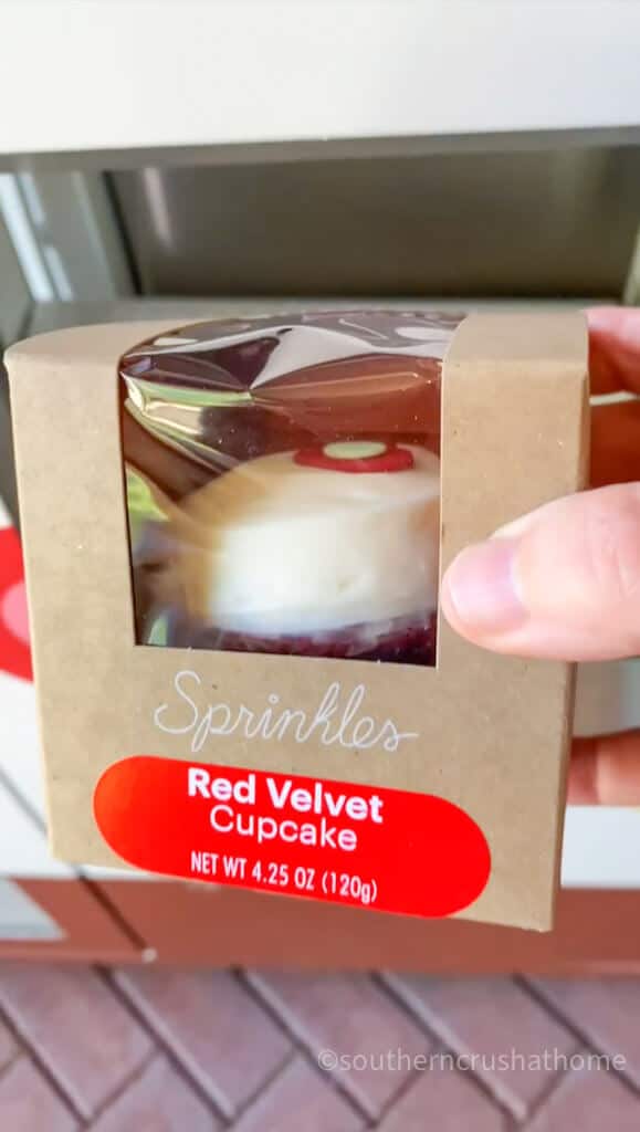 red velvet Sprinkles cupcake
