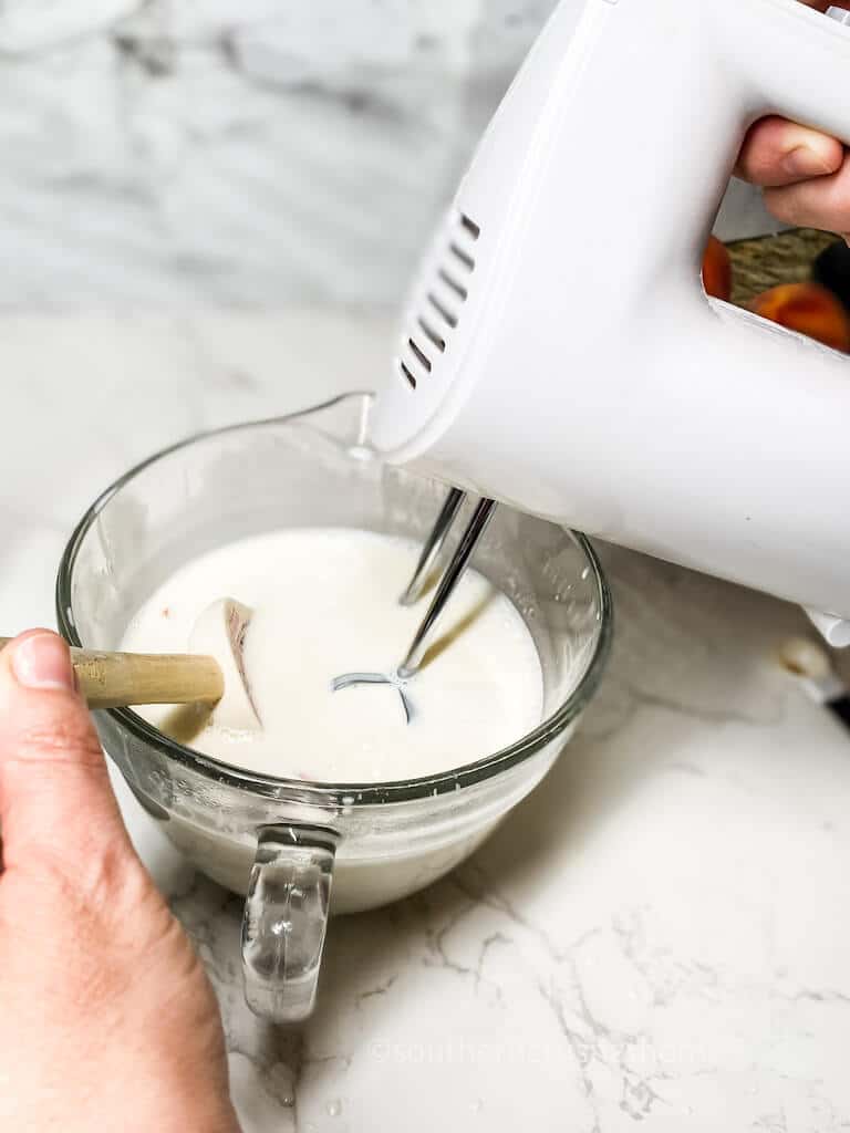 blending ice cream