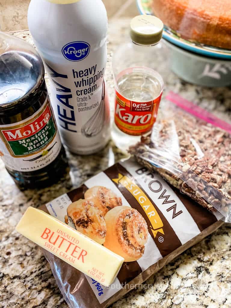 ingredients for pralines