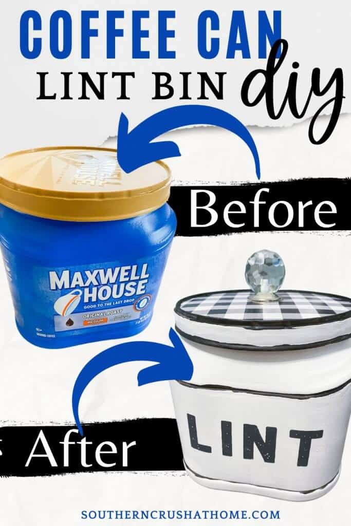 Coffee Can Lint Bin DIY PIN