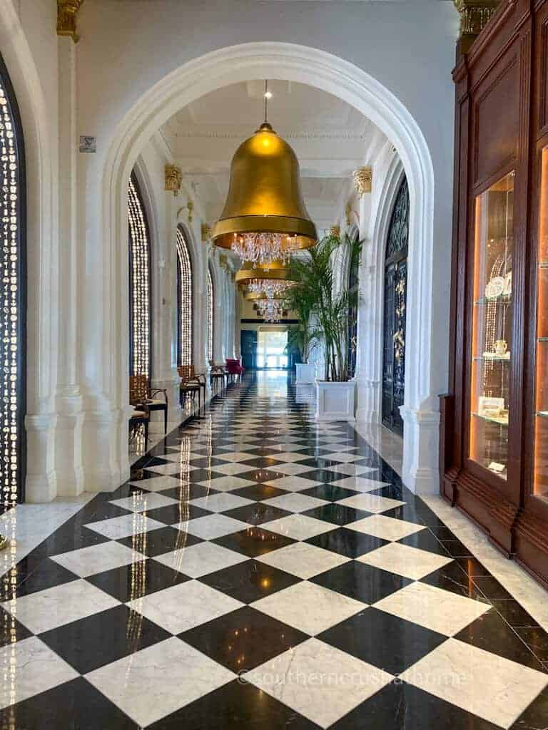 renovated hallway in grand galvez