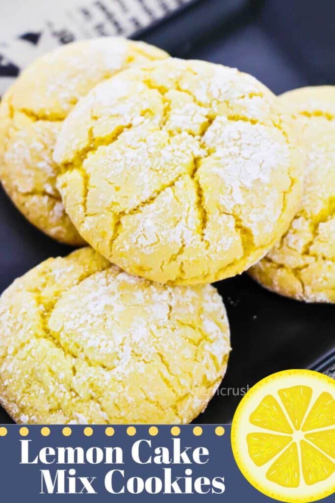 Lemon Cake Mix Cookies PIN