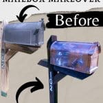 Patina Finish Mailbox Makeover PIN