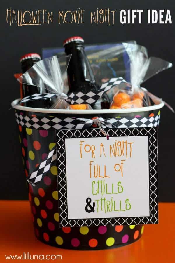 halloween movie night gift idea